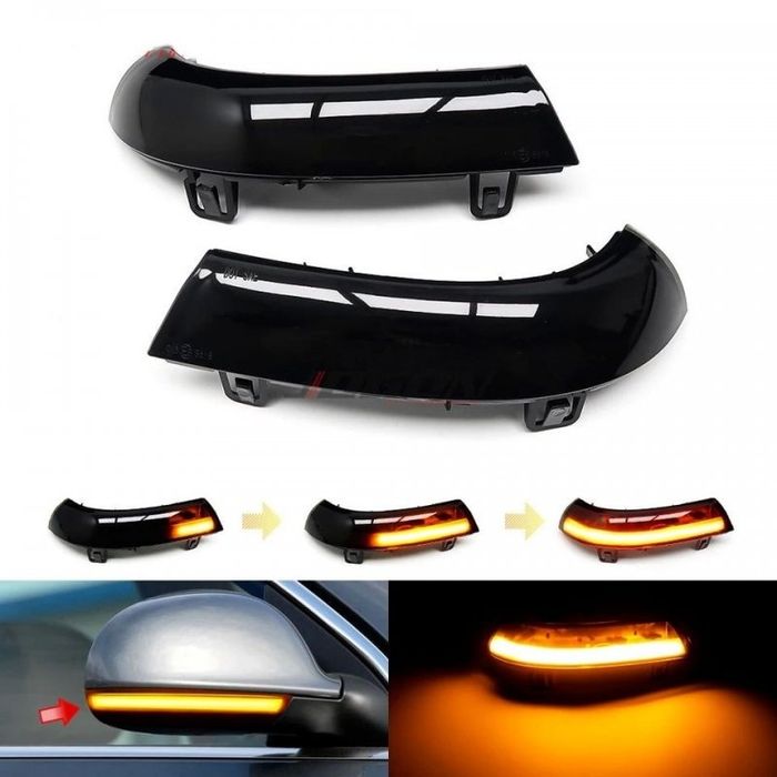 Semnalizari dinamice secventiale oglinzi Volkswagen  Passat B6 Golf 5