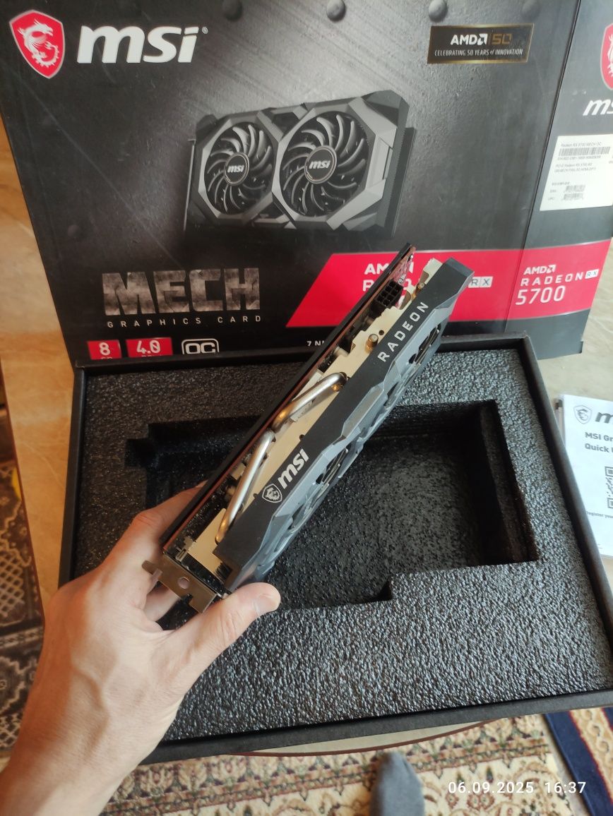 Видеокарта MSI RX 5700 MECH OC