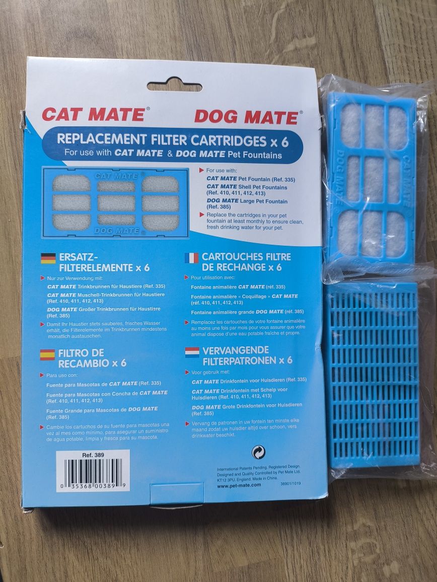 Set 6 filtre Dog Mate/ Cat Mate sigilate