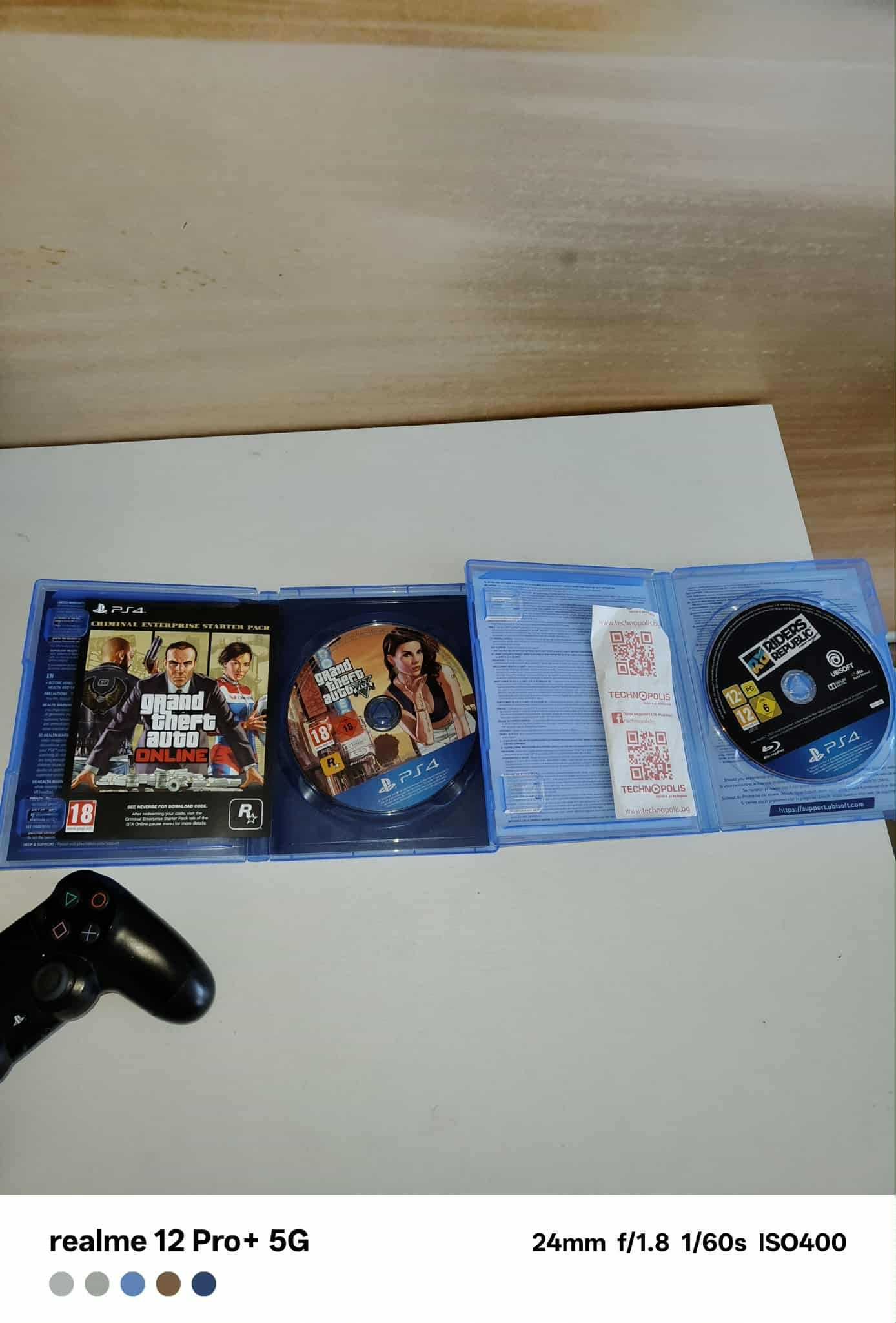 Playstation 4 slim 500gb с подарък 2 игри