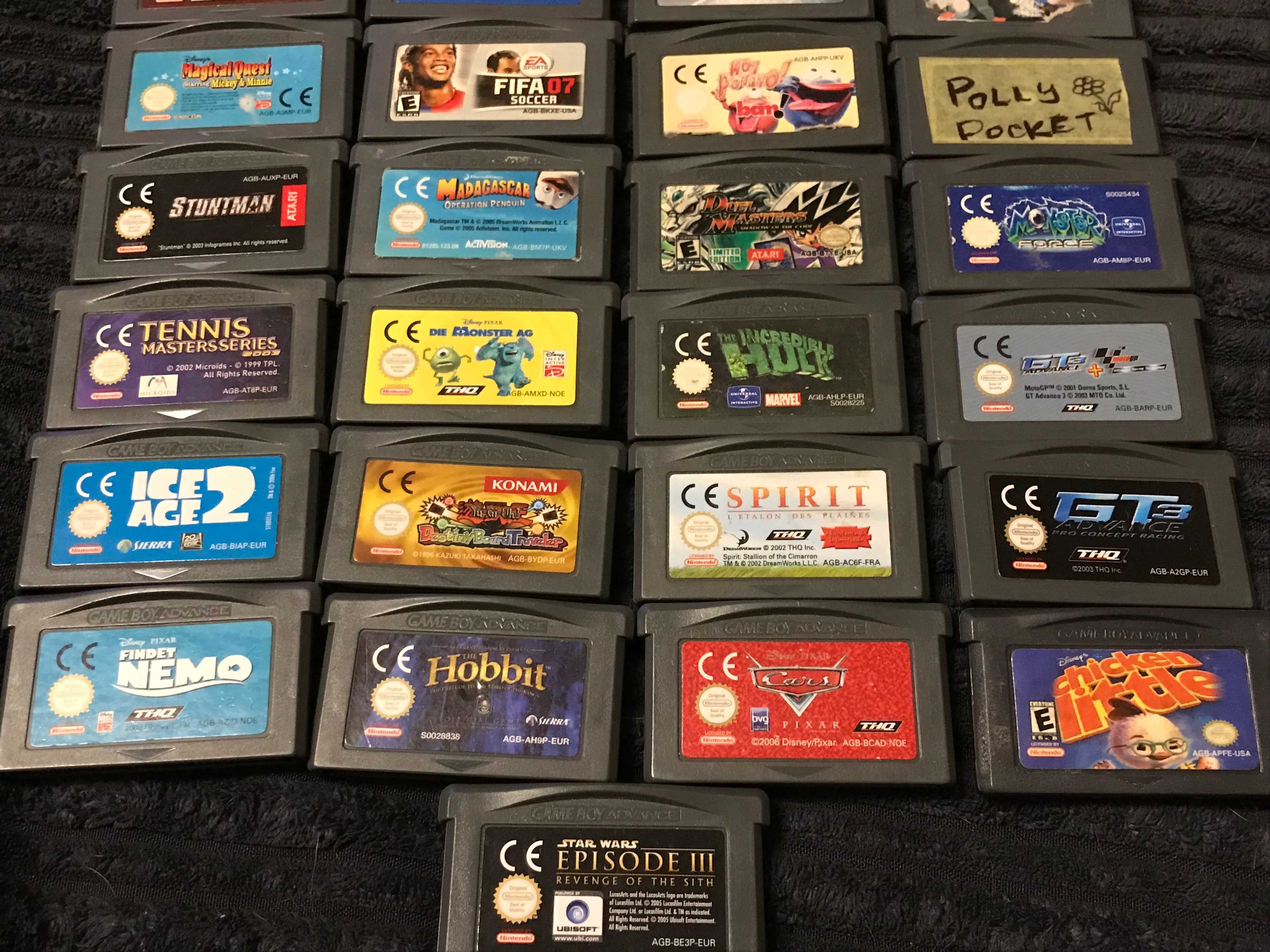 Nintendo Advance лот ретро игри