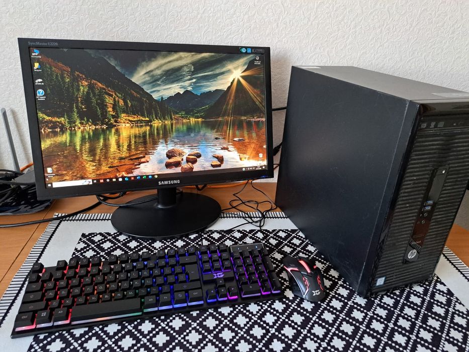 Компьютер НР‼️ i5 8/256ssd+500гб