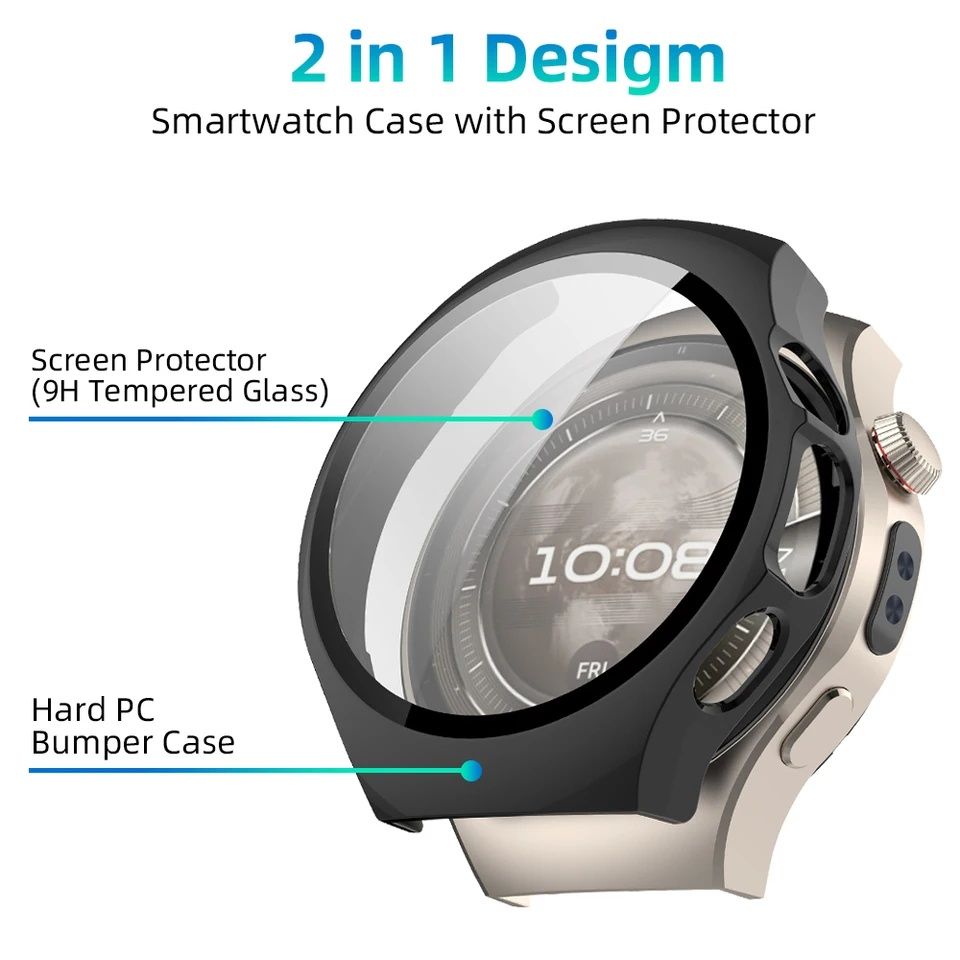Huawei Watch 5 46mm. 42mm. / Твърд удароустойчив кейс с протектор