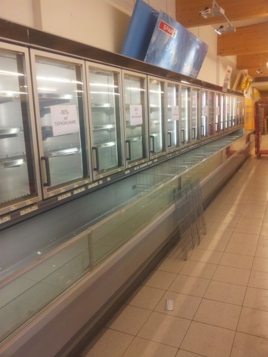 Rafturi frigorifice pentru magazin sau supermarket