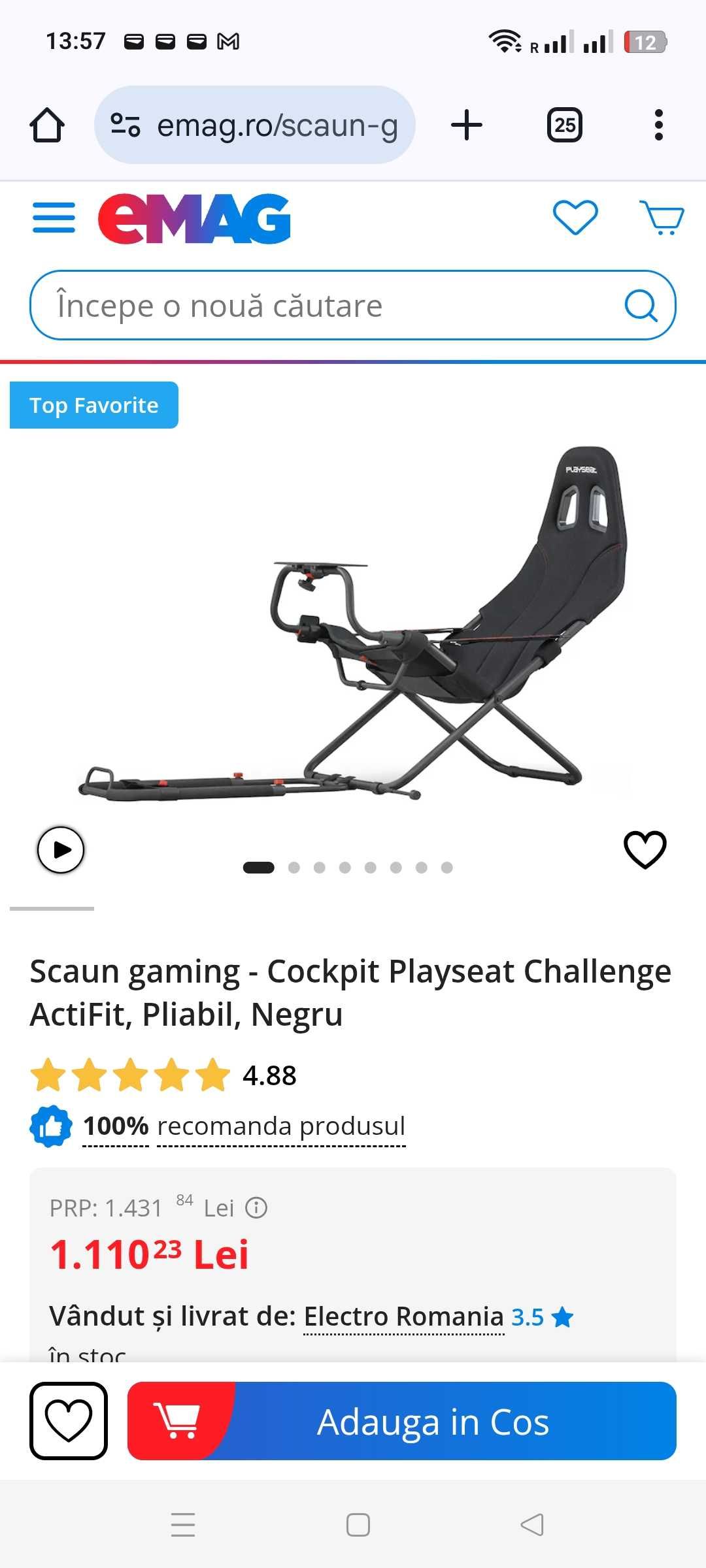 Volan gaming Thrustmaster TMX PRO plus Playseat