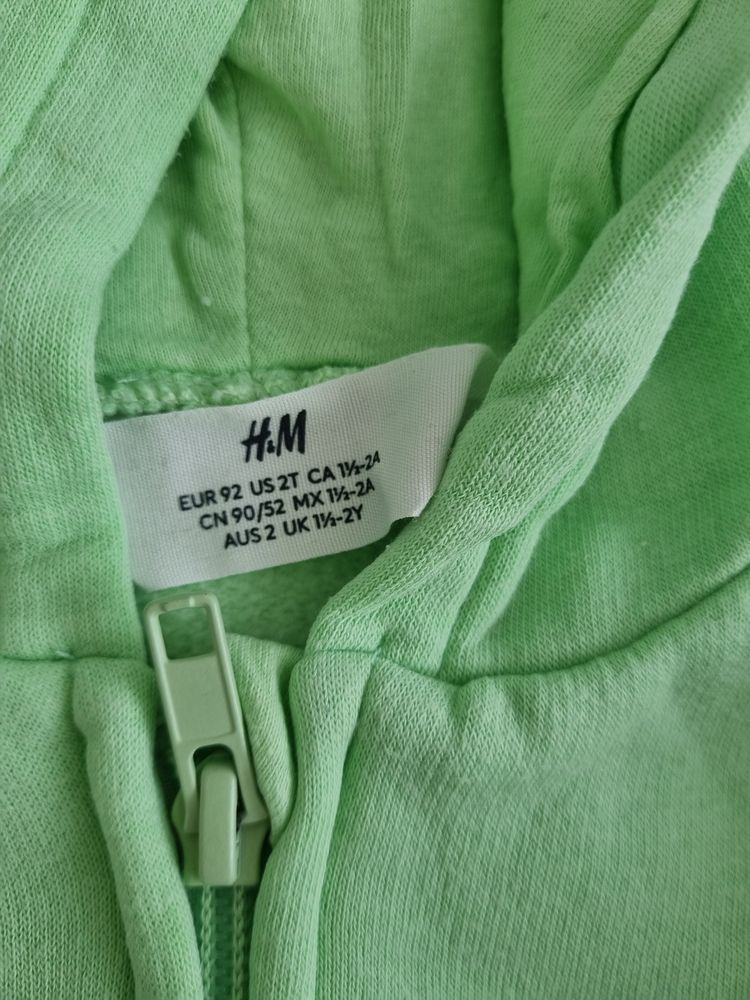 Hanorac H&M marime 92 cu fleece pe interior
