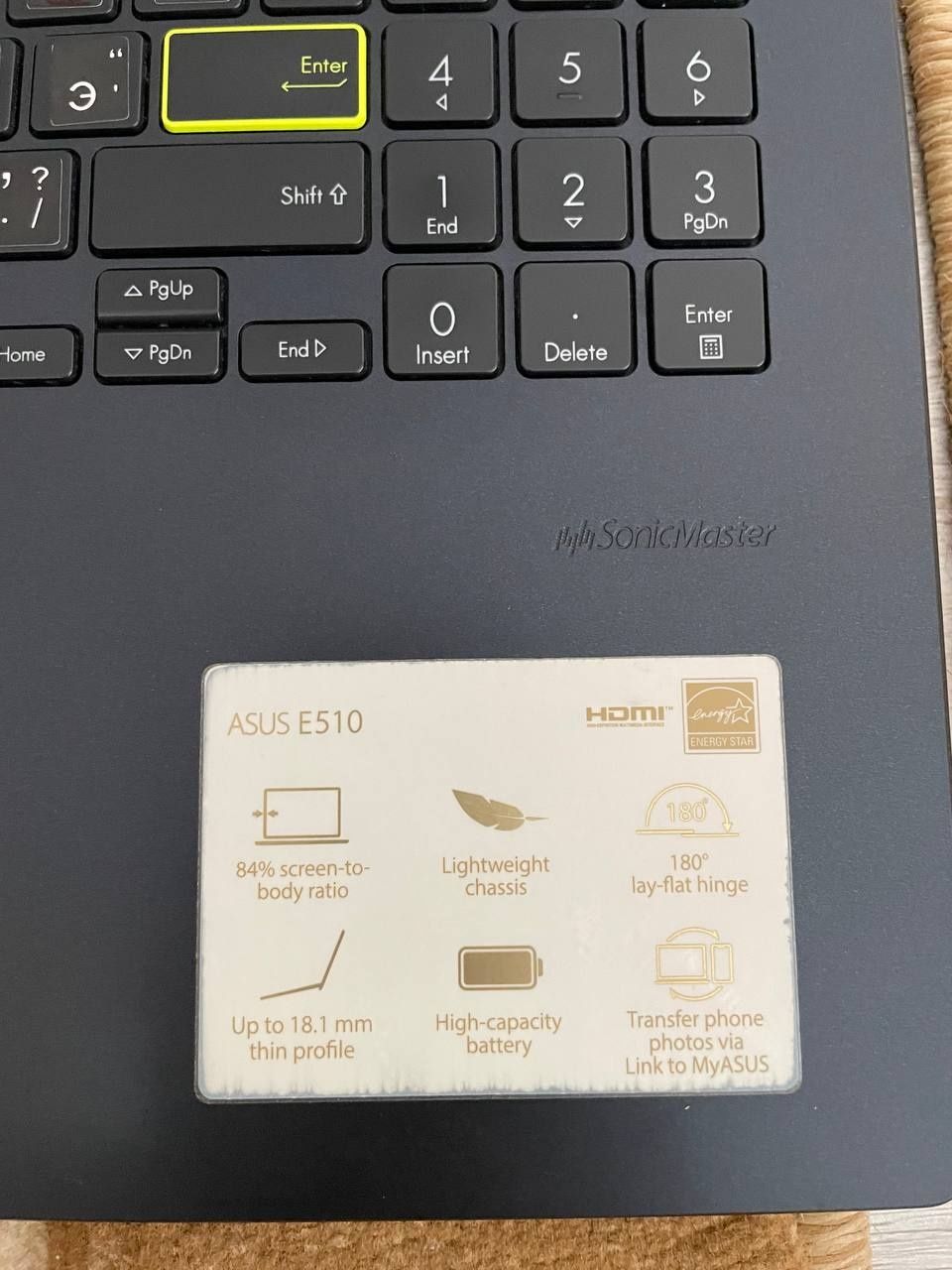 ASUS E510 noutbuki arzon narxda