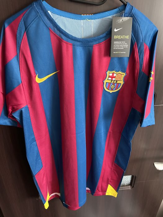 Tricou Ronaldinho Barcelona finala ucl 2006 fotbal