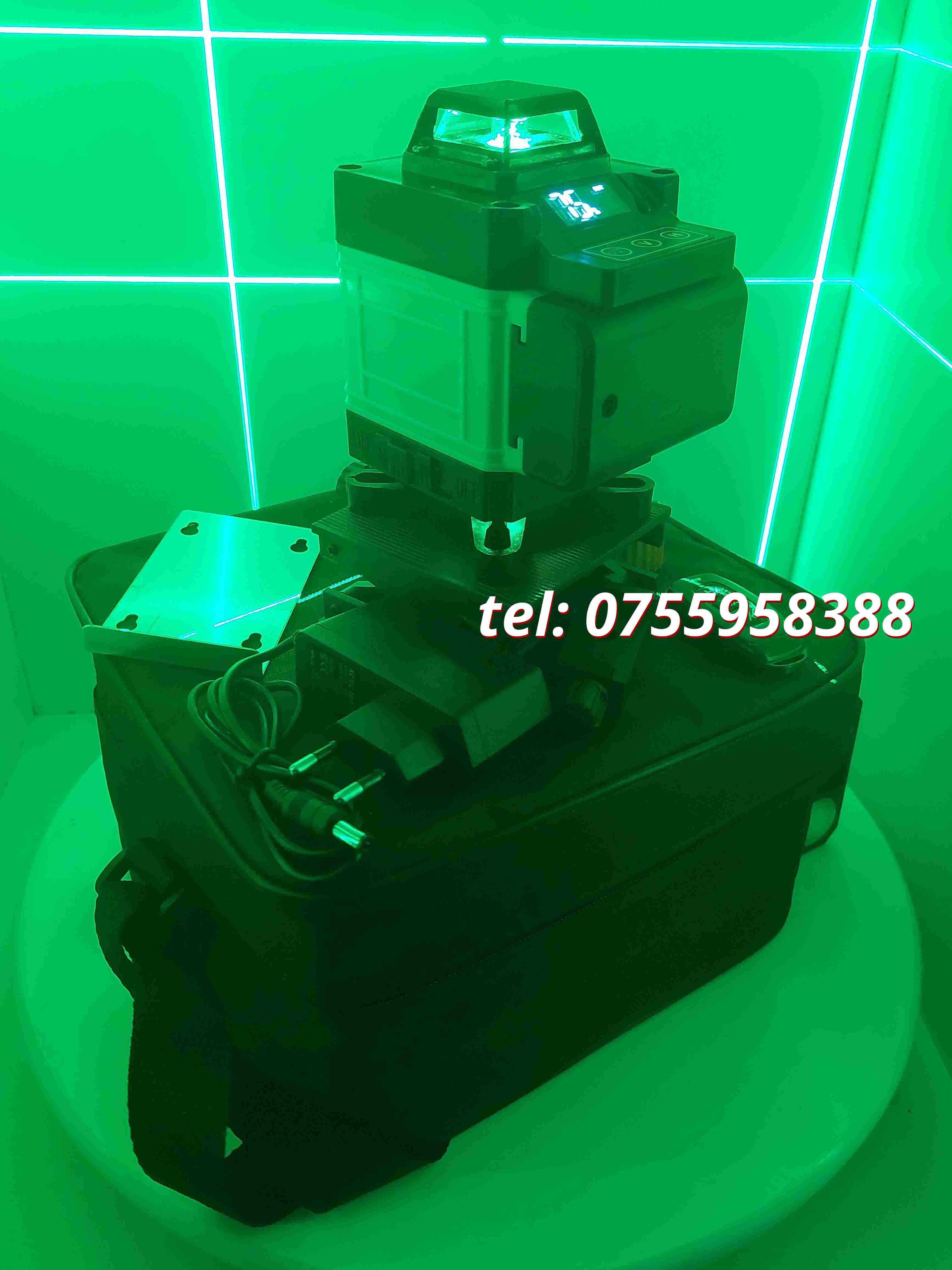 Nou Autonivela Laser Profesionala Raza 4d 16 Linii  360 Cu Autonivel