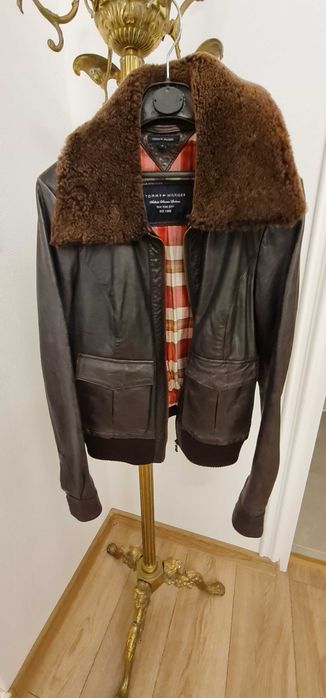 Geaca piele Tommy Hilfiger M