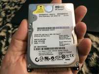 Hard disk ide laptop WD Scorpio de 250 gb cu 2 ore de functionare.