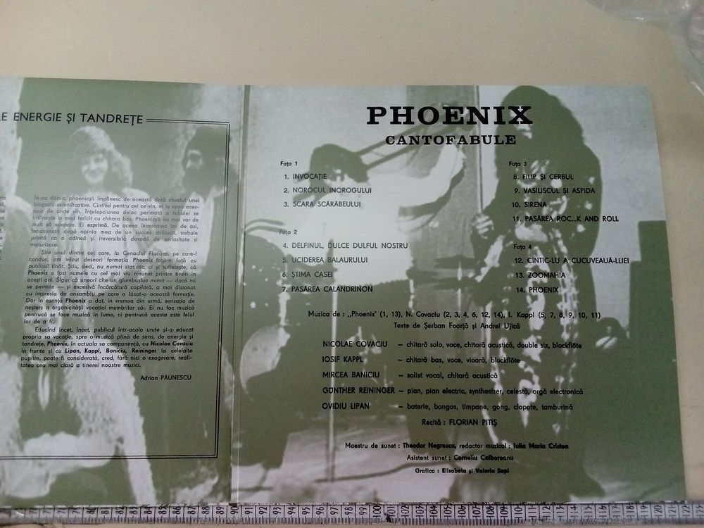 vinyl Phoenix Cei ce ne-au dat nume Phoenix Cantofabule NOI