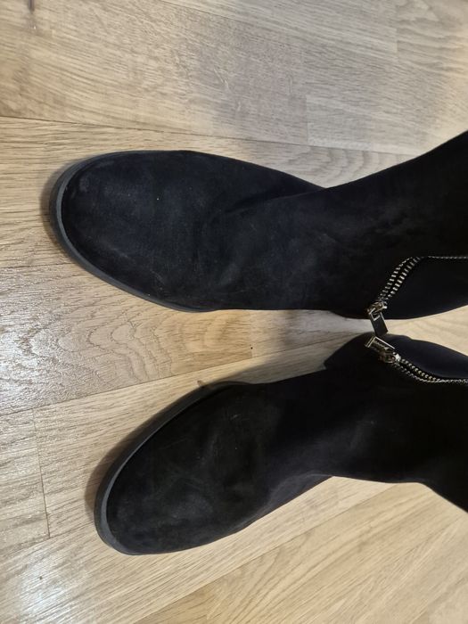 Cizme lungi toc mic 38