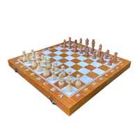 Шахматы деревянные 48x48см. Качество отличное.