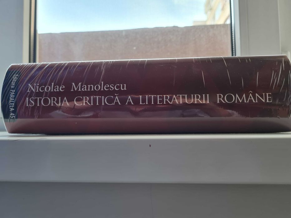 Istoria critica a literaturii romane de Nicolae Manolescu
