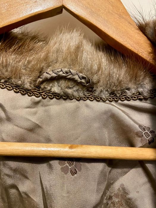 Дълго дамско палто от норка XS/S