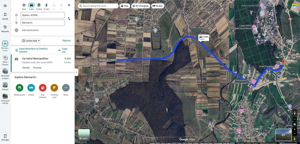 Teren Cihei langa Inelul Metropolitan 1000m2 - intravilan PUZ PUD