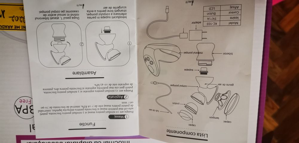 Pompa electrica pentru sâni