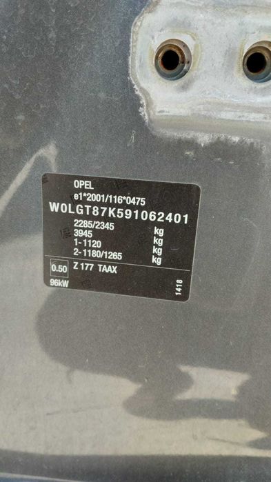 Usi Opel Insignia break Stanga/Drepata-Fata/Spate cod Z1777