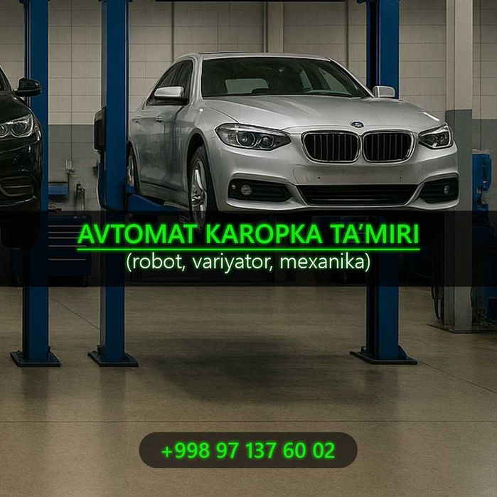 Avtomat karopka ta’miri 24/7 (robot, variyator, mexanika)