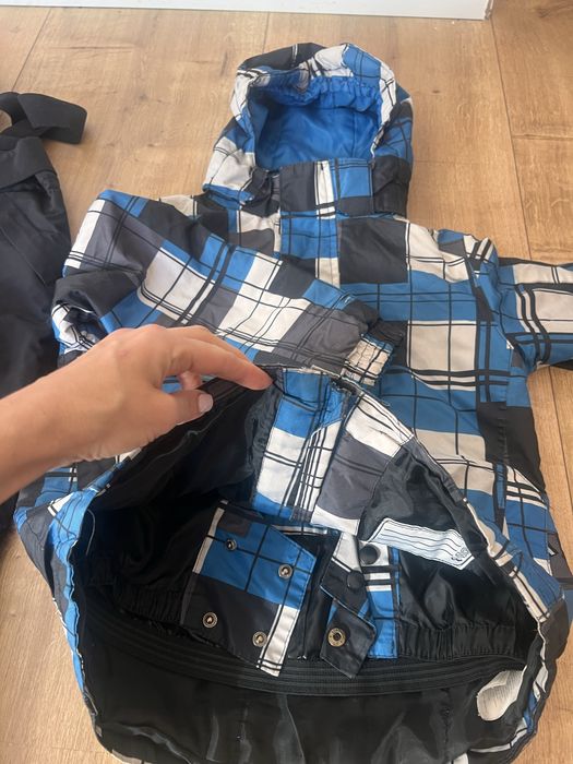 Geaca pantaloni ski iarna 7-8 ani