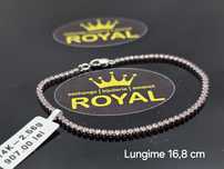 Bijuteria Royal: Bratara aur alb 14k/2.56 gr