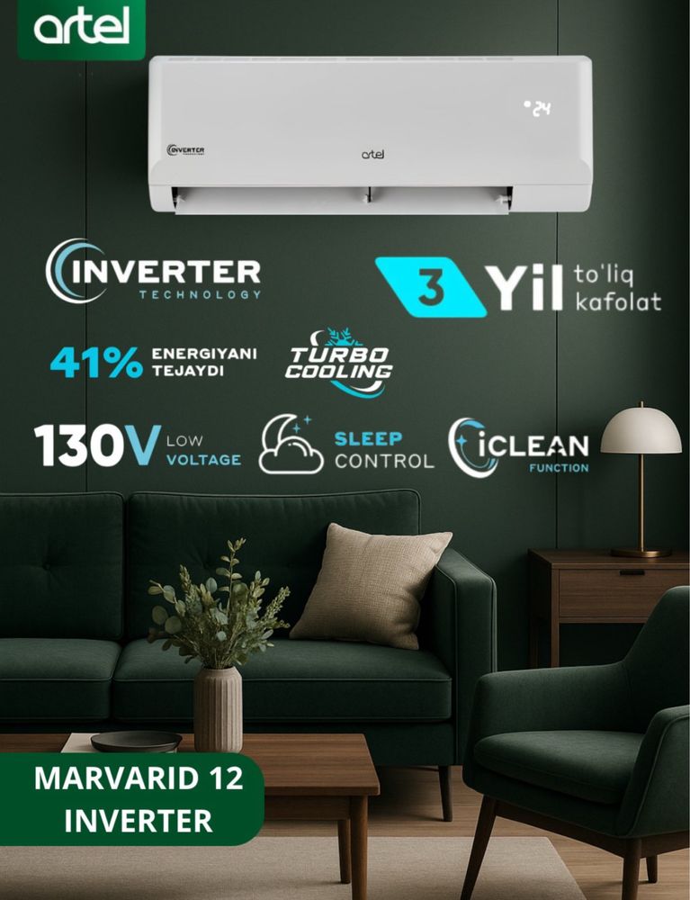 Konditsioner invertorli Artel Marvarid 12