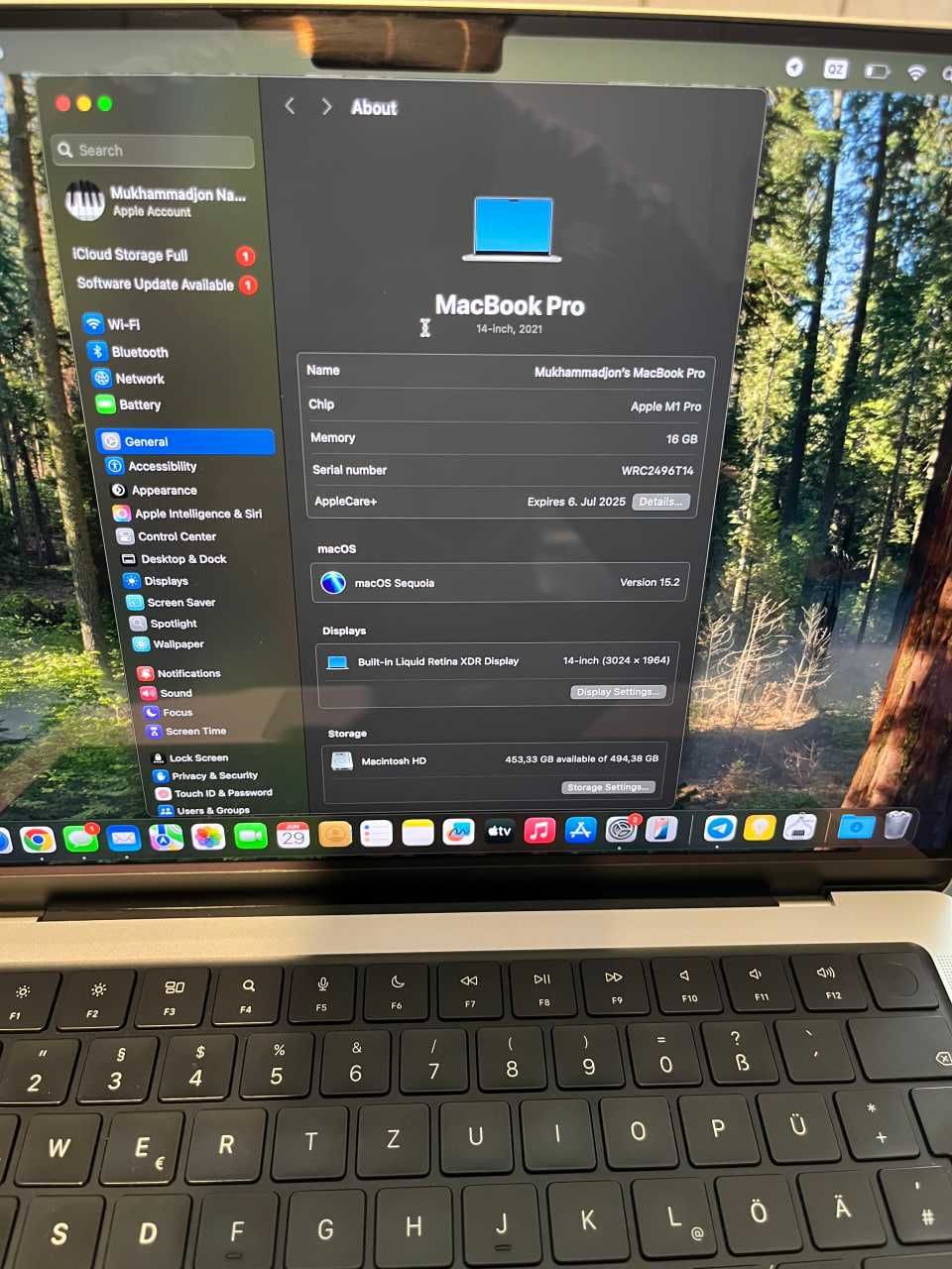 MacBook Pro M1 Pro 14-inch 16/512 GB Ideal