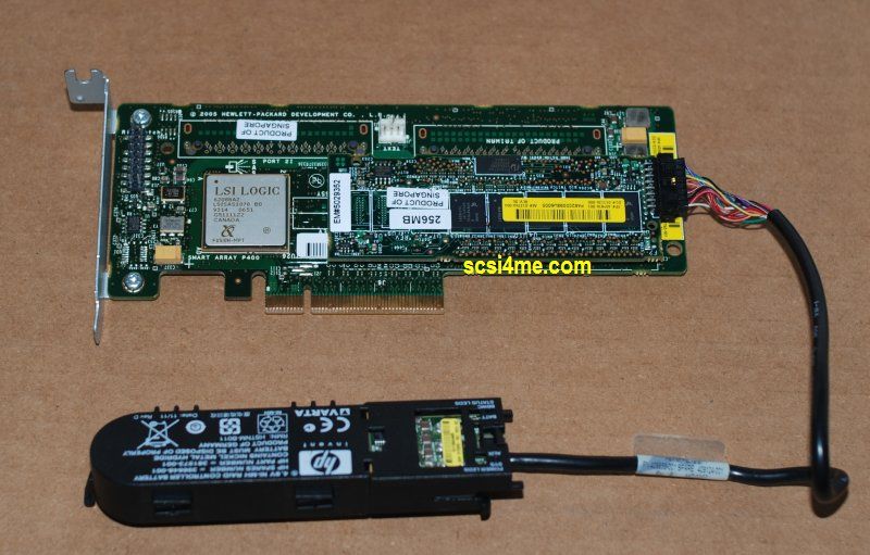 HP 405831-001 Smart Array P400 PCI-Express SAS RAID Controller 256mb