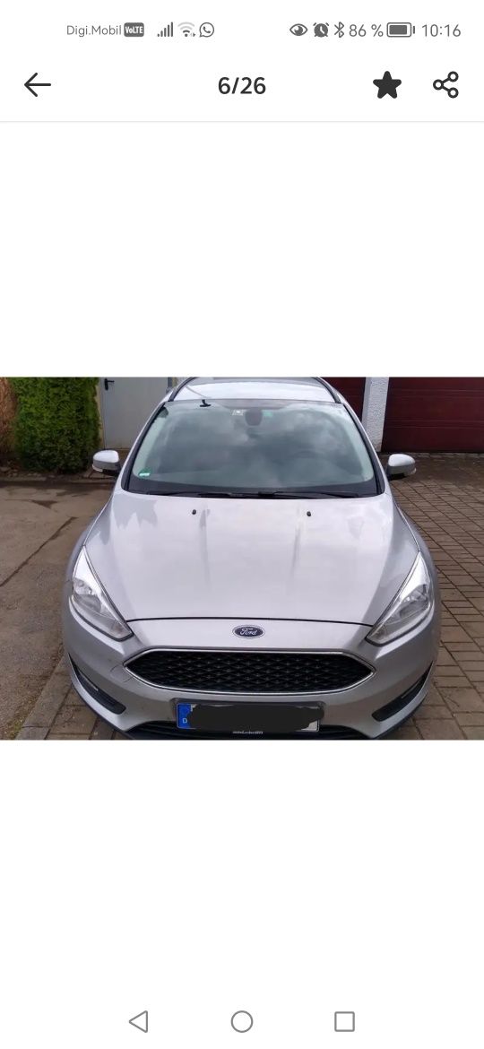 Ford focus 1.5 Diesel 120 cp Euro 6 cu 1789 000 km monentan