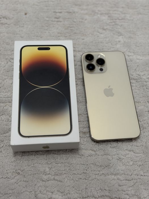 Iphone 14 pro max 256gb Gold  Impecabil!!