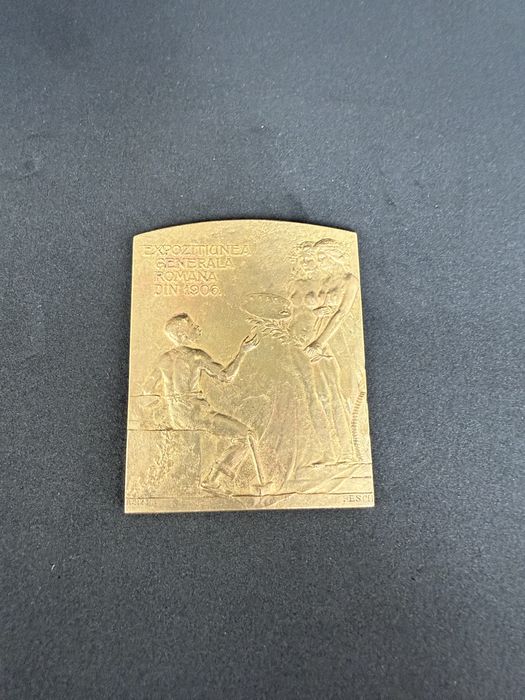 Placheta Bronz 1906 rara