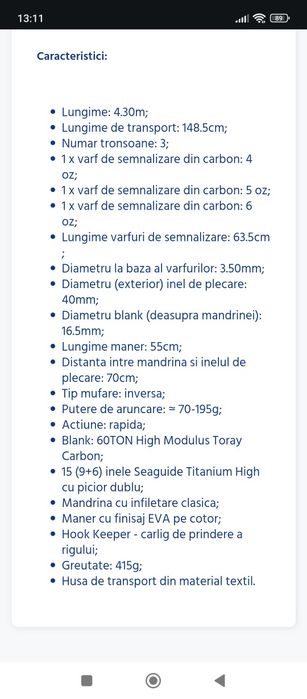 Lanseta LC 4.30 dome gabor