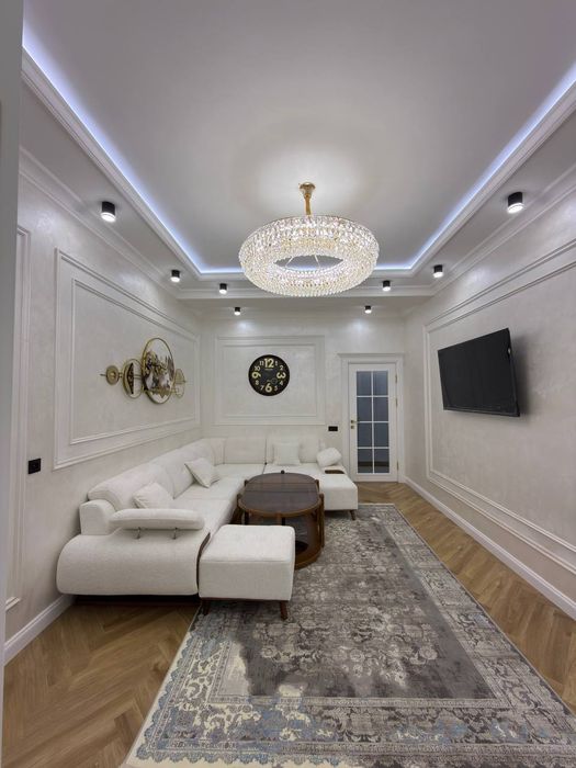 Шикарная Евро-ремонтом 3х комнатная новостройка 2-этаж Адрес Багишамал