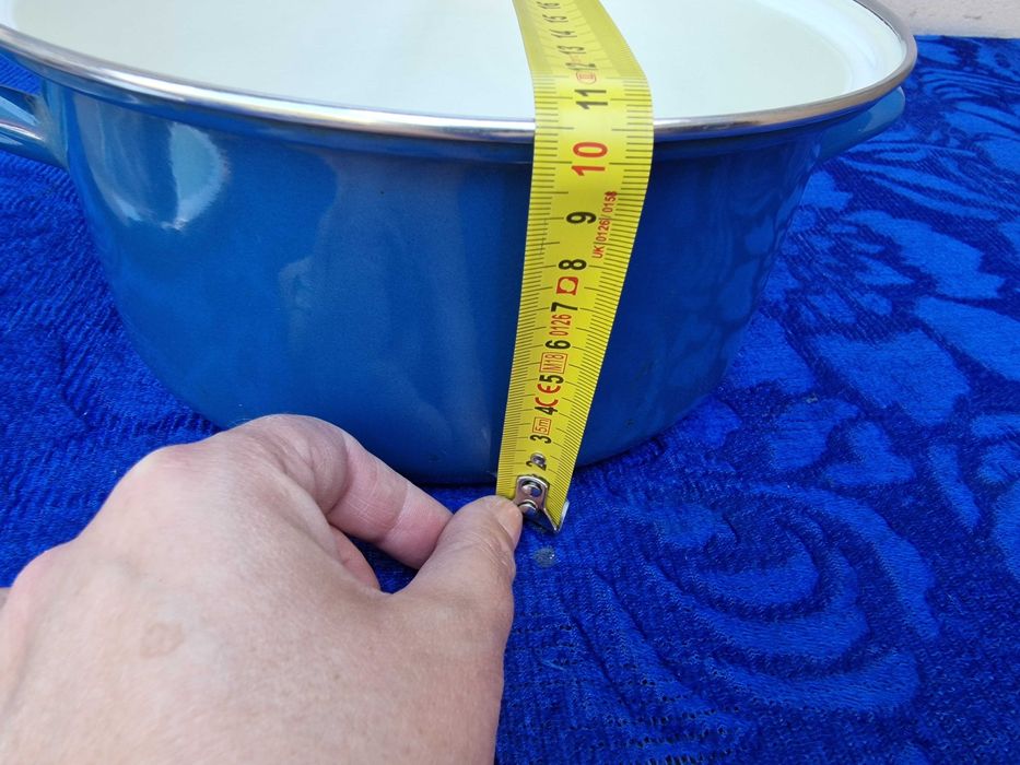 ***Home Decor | cratita, oala emailata, diametru 24 cm