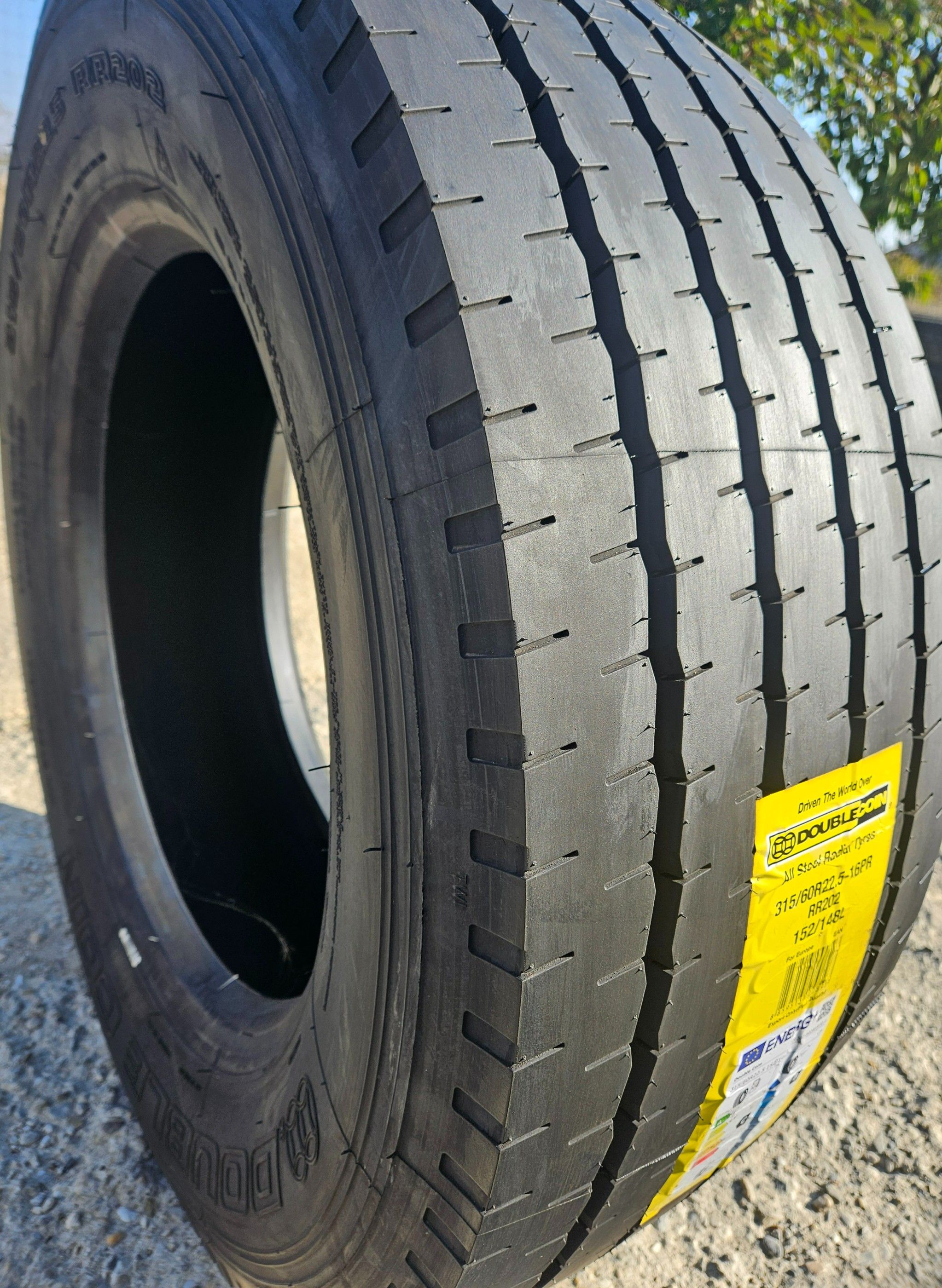 315/60 R22.5, 152L, DOUBLE COIN RR202, Anvelope directie / remorca M+S