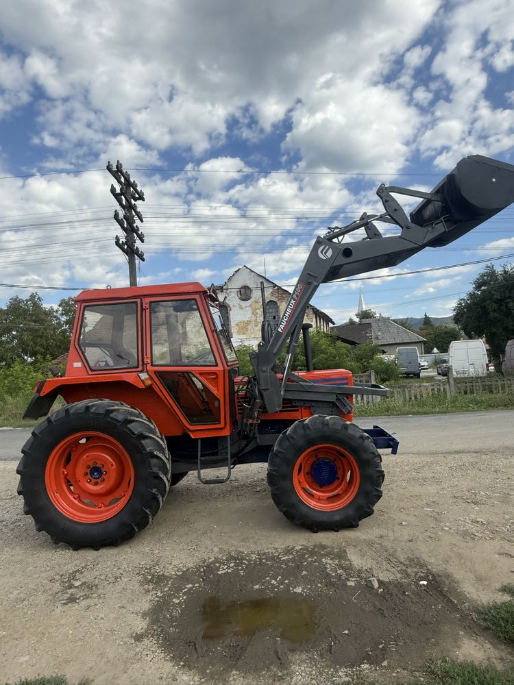 Vand sau schimb tractor Same Leopard 85 cu incarcator frontal