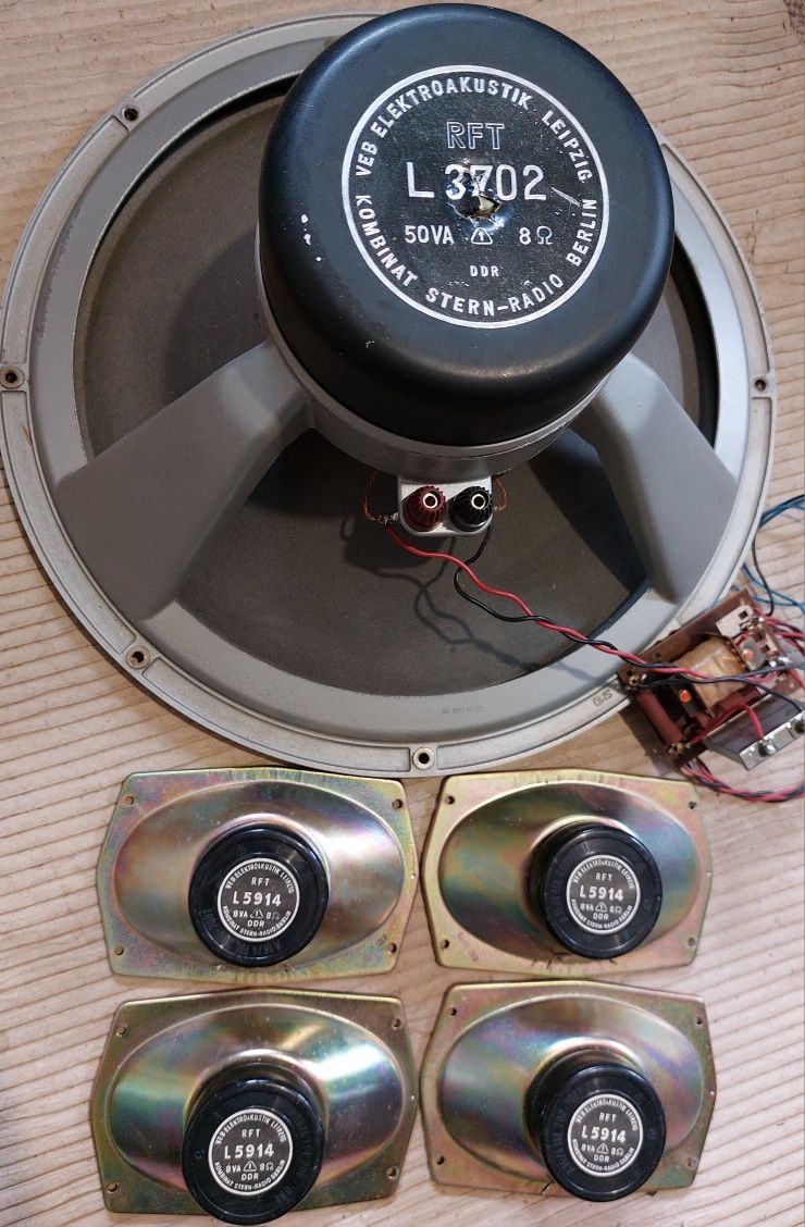 Говорители RFT L 3702 - 2 бр. и RFT L 5914 - 8 бр.