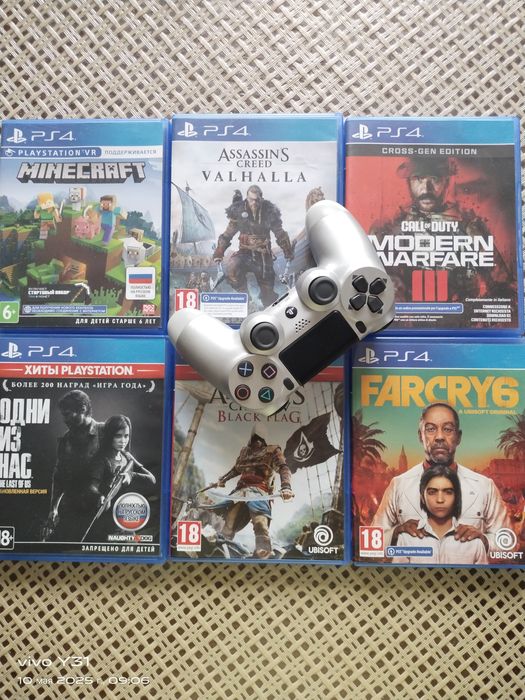 Продам игры ps4 джостик в подарок, за все 80000 тг