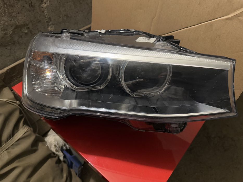 bmw x3 f25/x4 f26 LCI десен фар bixenon със завиване европейски