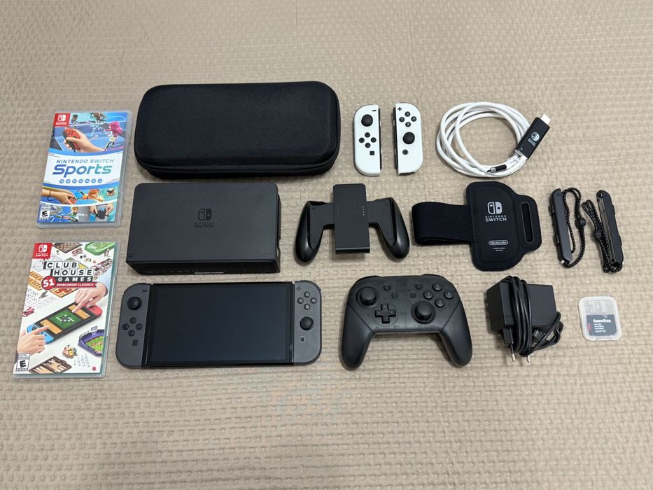 Nintendo Switch Oled cu toate accesoriile