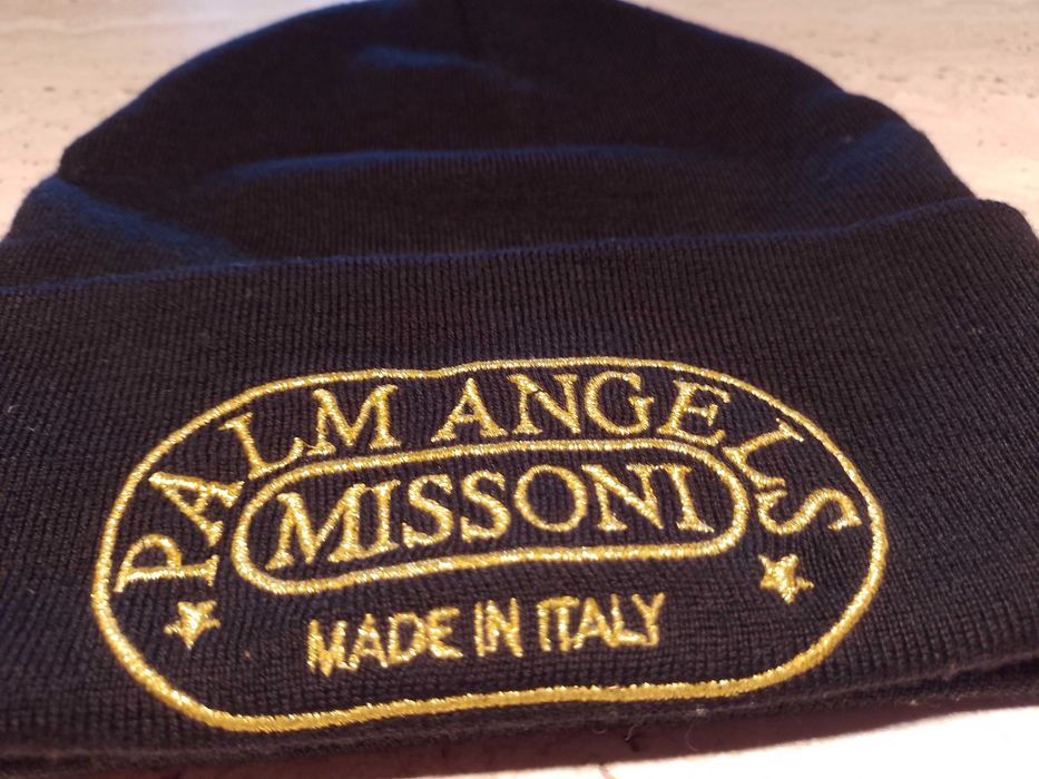 Caciula Luxury Palm Angels X Missoni - Originala, logo brodat, Unisex