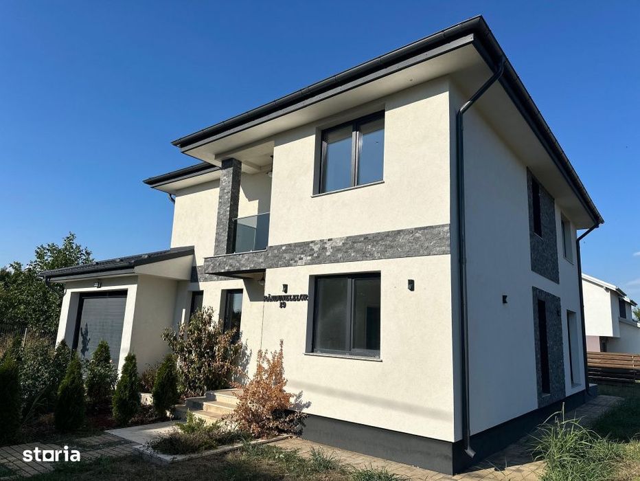 Casa moderna 5 camere langa lac, 600mp teren,Corbeanca vis-a-vis Parad