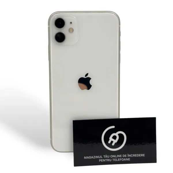 iPhone 11 100% 128Gb White Ca Nou + 24 Luni Garanție / Apple Plug