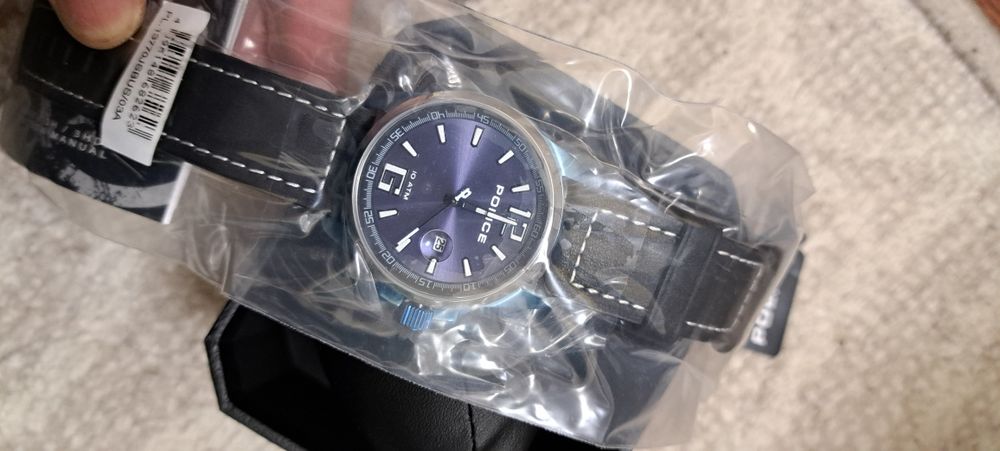 Ceas de mana Police blue
