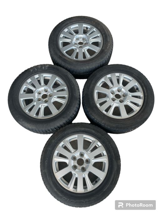 Jante aliaj originale Audi R16 cu anvelope de iarna 225 55 R16