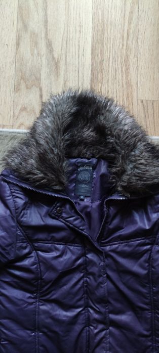 Стилно дамско яке лилаво