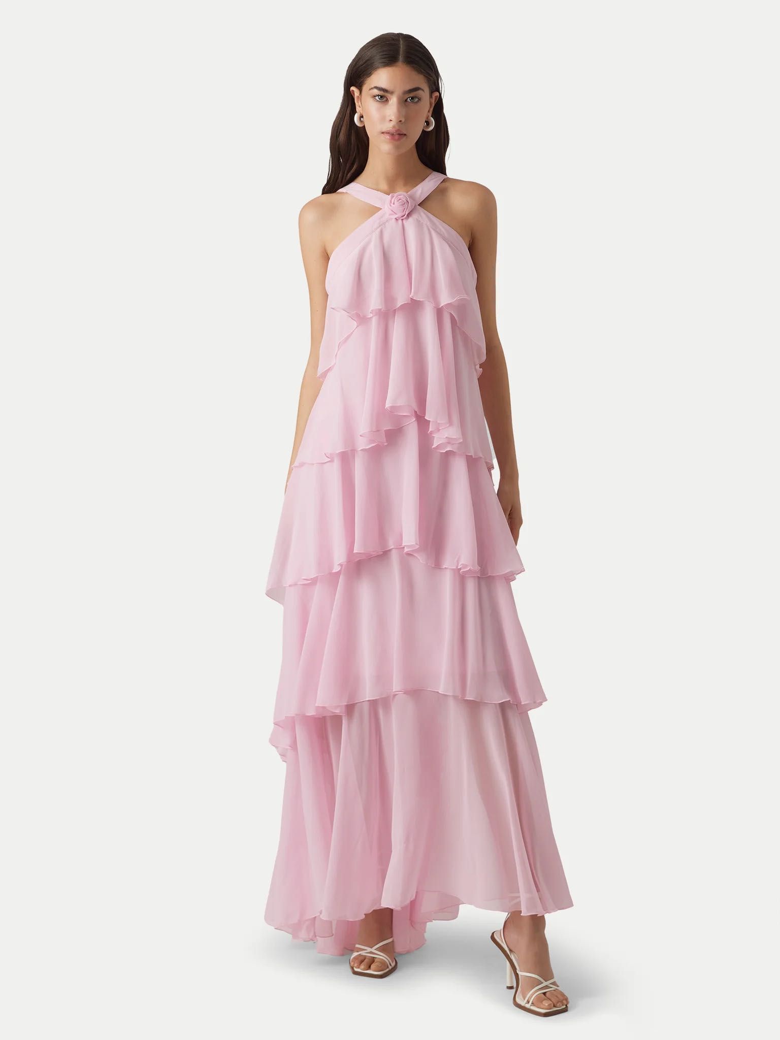Официална рокля Vero Moda, розова, размер 34
