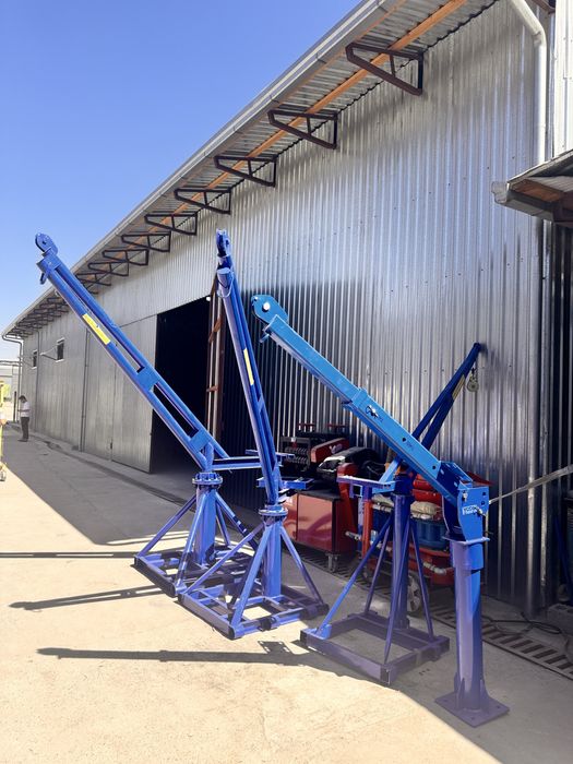 Мини кран с лебедка