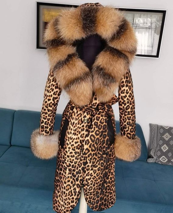 Geaca cu blana naturala